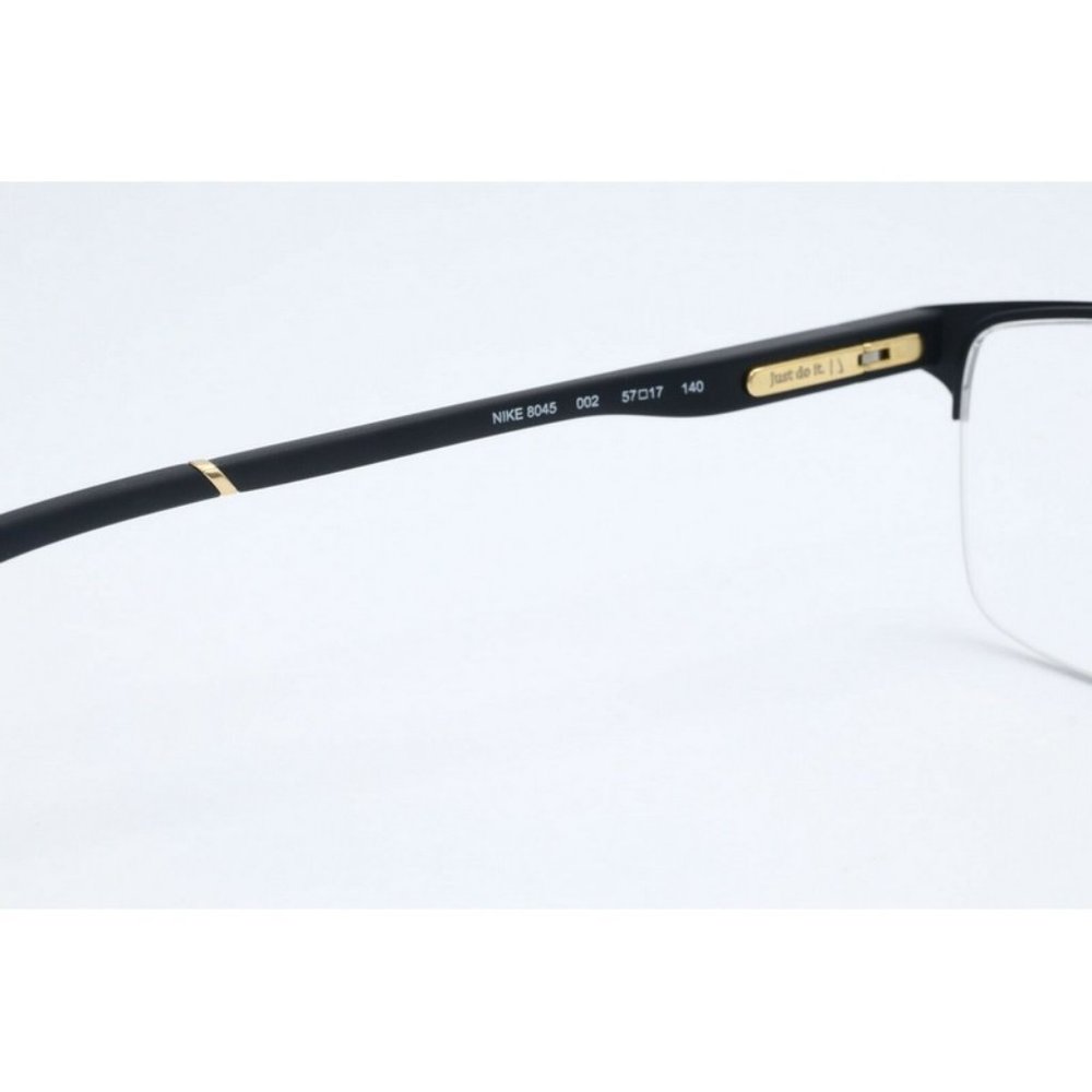 New Authentic Nike 8045-002 Rectangle Black Eyegl… - image 5